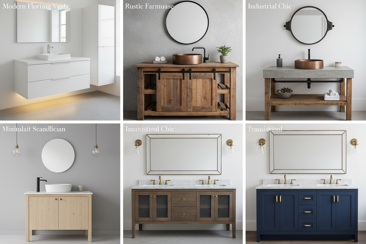 Top 5 Bathroom Vanity Styles Trending in 2025
