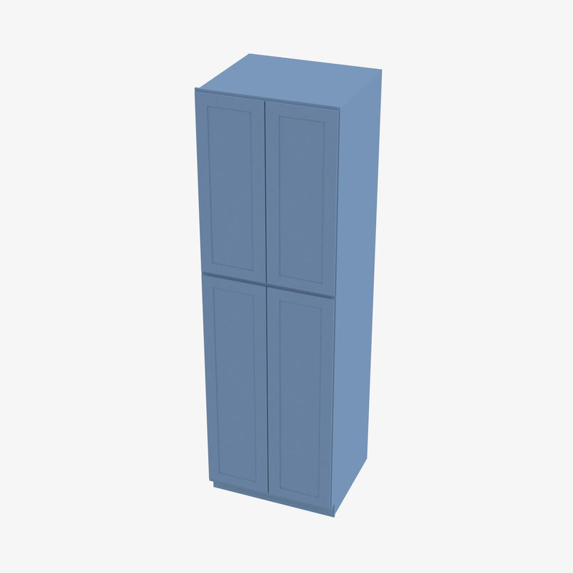Tall Wall Pantry Cabinet with Butt Doors | AX-WP2490B - image 2