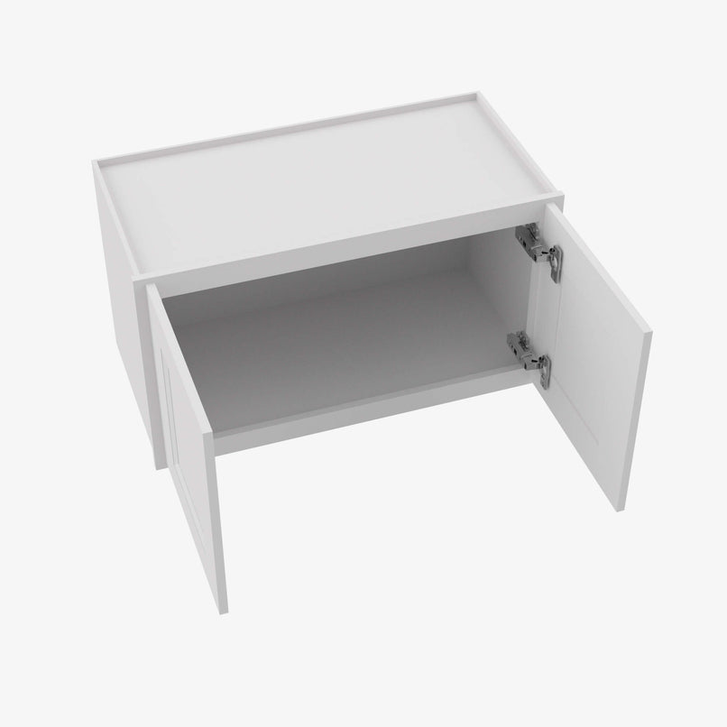 TW-W331524B Double Door 33 Inch Wall Refrigerator Cabinet | Uptown White - image 4