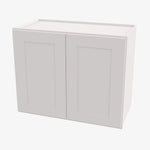 AW-W3042B Double Door 30 Inch Wall Cabinet | Ice White Shaker - image 2