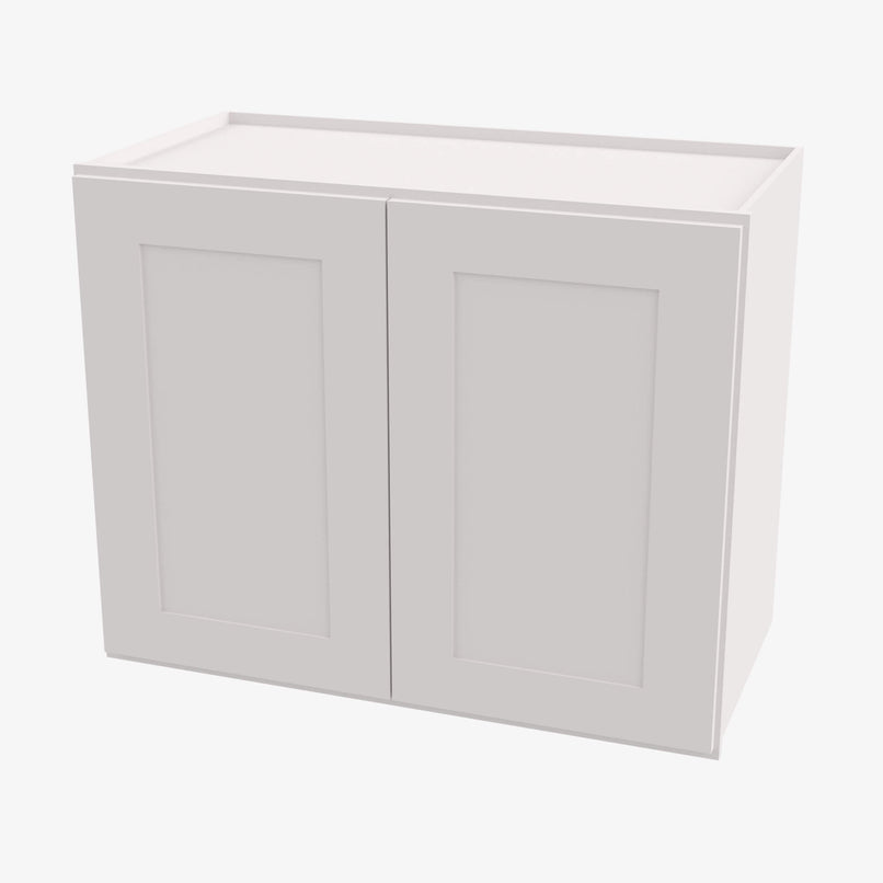 AW-W2742B Double Door 27 Inch Wall Cabinet | Ice White Shaker - image 2