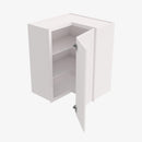AW-WSQ2436 24 Inch Easy Reach Wall Corner Cabinet | Ice White Shaker - image 4