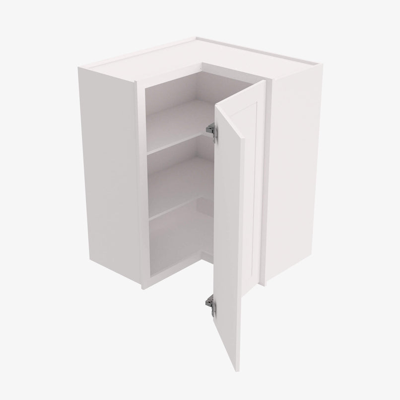 AW-WSQ2436 24 Inch Easy Reach Wall Corner Cabinet | Ice White Shaker - image 4