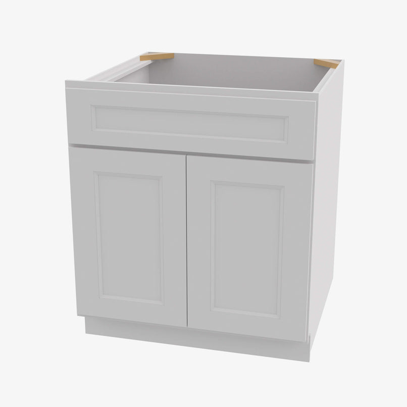 TW-SB30B Double Door 30 Inch Sink Base Cabinet | Uptown White - image 2