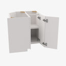 PW-LS3612 Single Door Cabinets 36 Inch Lazy Susan Cabinets Base Cabinet | Petit White - image 1