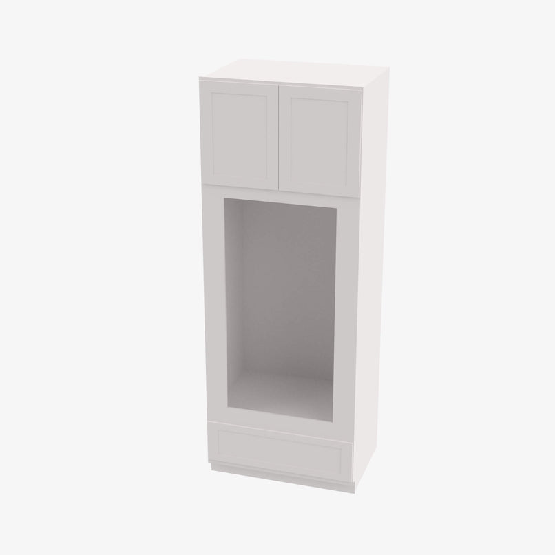 AW-OM3396B Double Door 33 Inch Tall Double Oven / Oven Microwave Cabinet | Ice White Shaker - image 2
