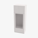 AW-OM3384B Double Door 33 Inch Tall Double Oven / Oven Microwave Cabinet | Ice White Shaker - image 2
