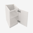 AW-BTC12R Single Door Cabinets 12 Inch Base Base Transitional Cabinet Right | Ice White Shaker - image 4