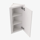 AW-AW42 Single Door Cabinets 42 Inch Wall Angle Corner Cabinet | Ice White Shaker - image 4