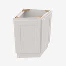 AW-AB24 24 Inch Base Angle Base Cabinets Cabinet | Ice White Shaker - image 2