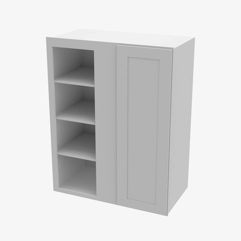 AB-WBLC30/33-3042 Single Door Cabinets 30 Inch Wall Blind Corner Cabinet | Lait Grey Shaker - image 2