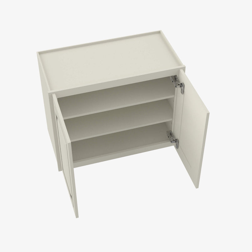 SL-W3342B Double Door 33 Inch Wall Cabinet | Signature Pearl - image 4