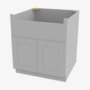 AB-FSB33B 33 Inch Farmhouse Sink Base Cabinet | Lait Grey Shaker - image 2