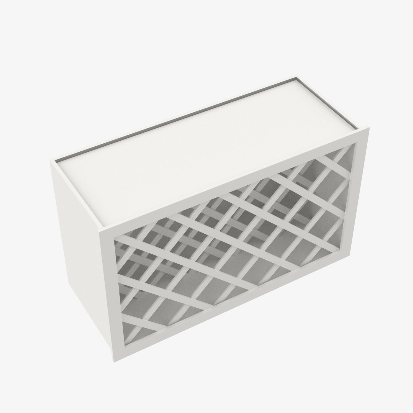 AZ-W3018WR 30 Inch Wine Rack Cabinet | Forevermark Champagne Maple Shaker