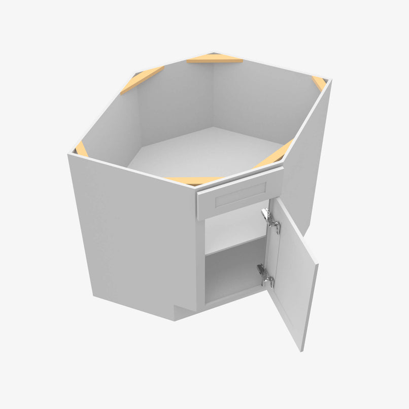 AB-BDCF36 Single Door Cabinets 36 Inch Base Diagonal Corner Sink &#038; Cabinets Cabinet | Lait Gray Shaker - image 4