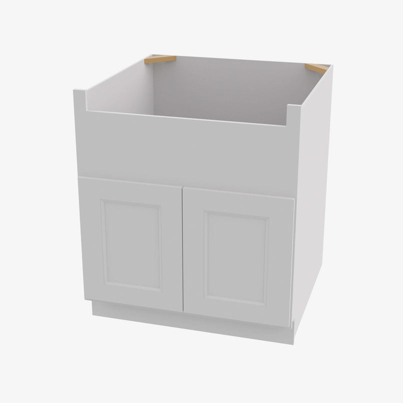 TW-FSB30B 30 Inch Farmhouse Sink Base Cabinet | Uptown White - image 2