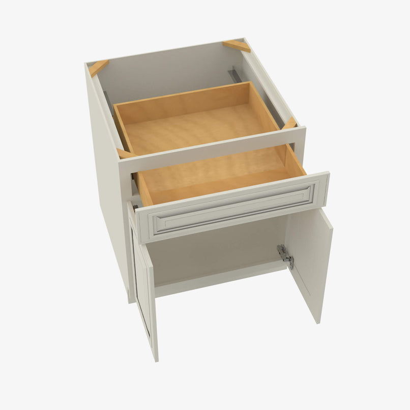 SL-B24B Double Door 24 Inch Base Cabinet | Signature Pearl - image 4