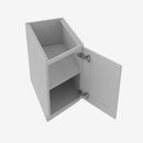 AB-BTC12L Single Door Cabinets 12 Inch Base Base Transitional Cabinet Left | Lait Gray Shaker - image 4