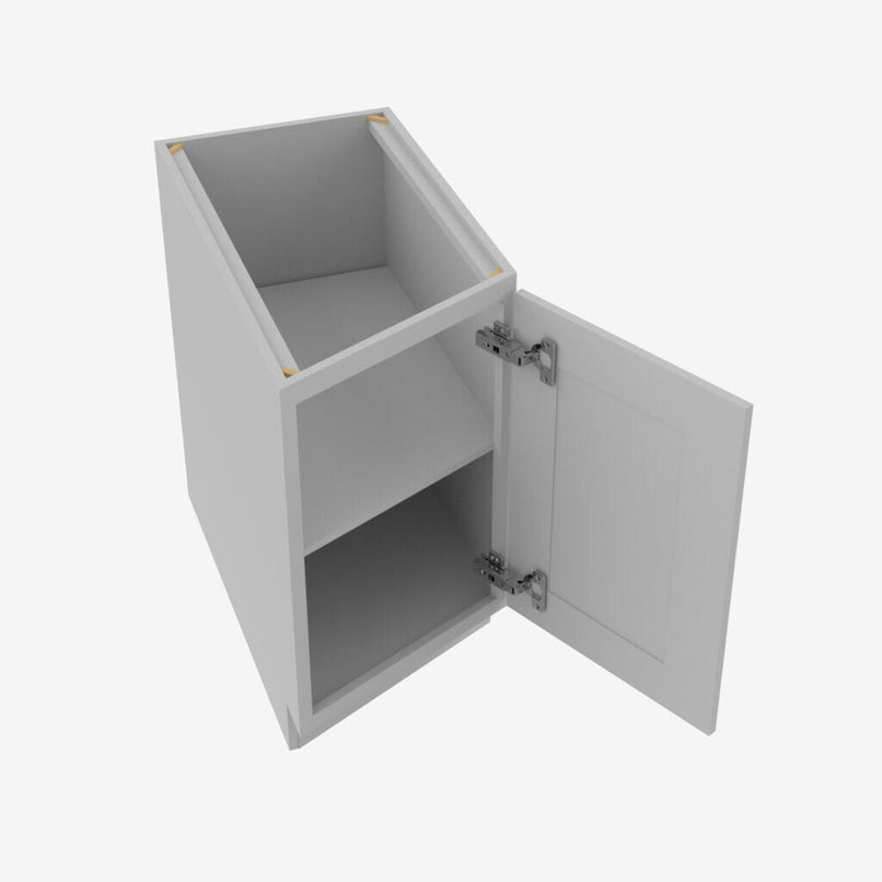 AB-BTC12L Single Door Cabinets 12 Inch Base Base Transitional Cabinet Left | Lait Gray Shaker - image 4