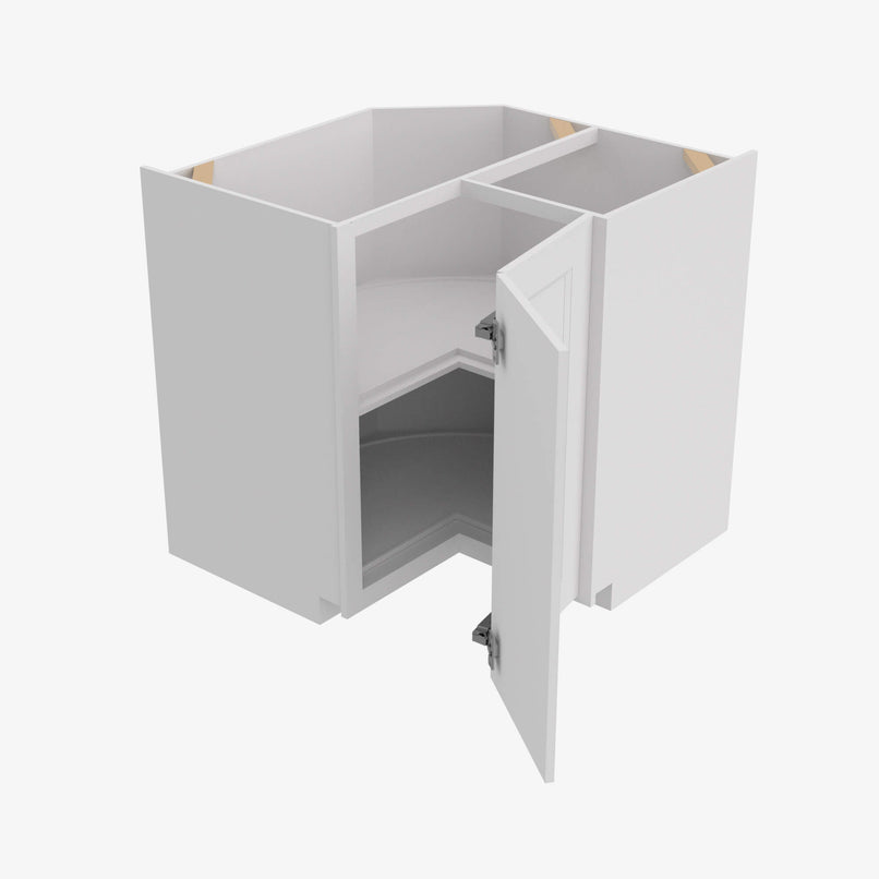 TW-LS3612S EZR3612 Single Door Cabinets 36 Inch Easy EZ Reach Lazy Susan Cabinets Base Corner Cabinet | Uptown White - image 4