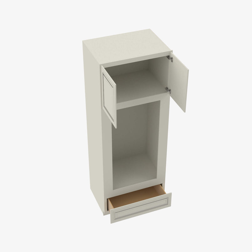 SL-OM3390B Double Door 33 Inch Tall Double Oven / Oven Microwave Cabinet | Signature Pearl - image 4