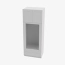 TW-OM3396B Double Door 33 Inch Tall Double Oven / Oven Microwave Cabinet | Uptown White - image 2