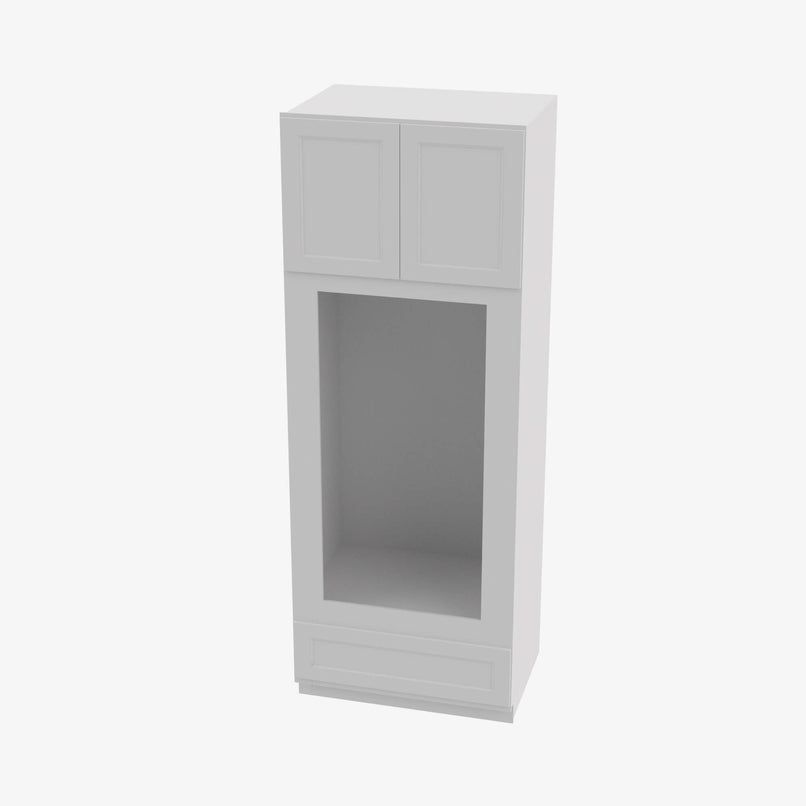 TW-OM3390B Double Door 33 Inch Tall Double Oven / Oven Microwave Cabinet | Uptown White - image 2