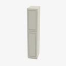 SL-WP1890 Double Door 18 Inch Tall Wall Pantry Cabinet | Signature Pearl - image 2