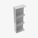 AB-WES536 Wall End Shelf with Open Shelves | TSG Forevermark Lait Grey Shaker - image 4