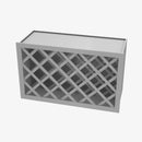 AB-W3018WR 30 Inch Wine Rack Cabinet | Lait Grey Shaker - image 4