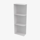 TW-WES536 Wall End Shelf with Open Shelves | TSG Forevermark Uptown White - image 2