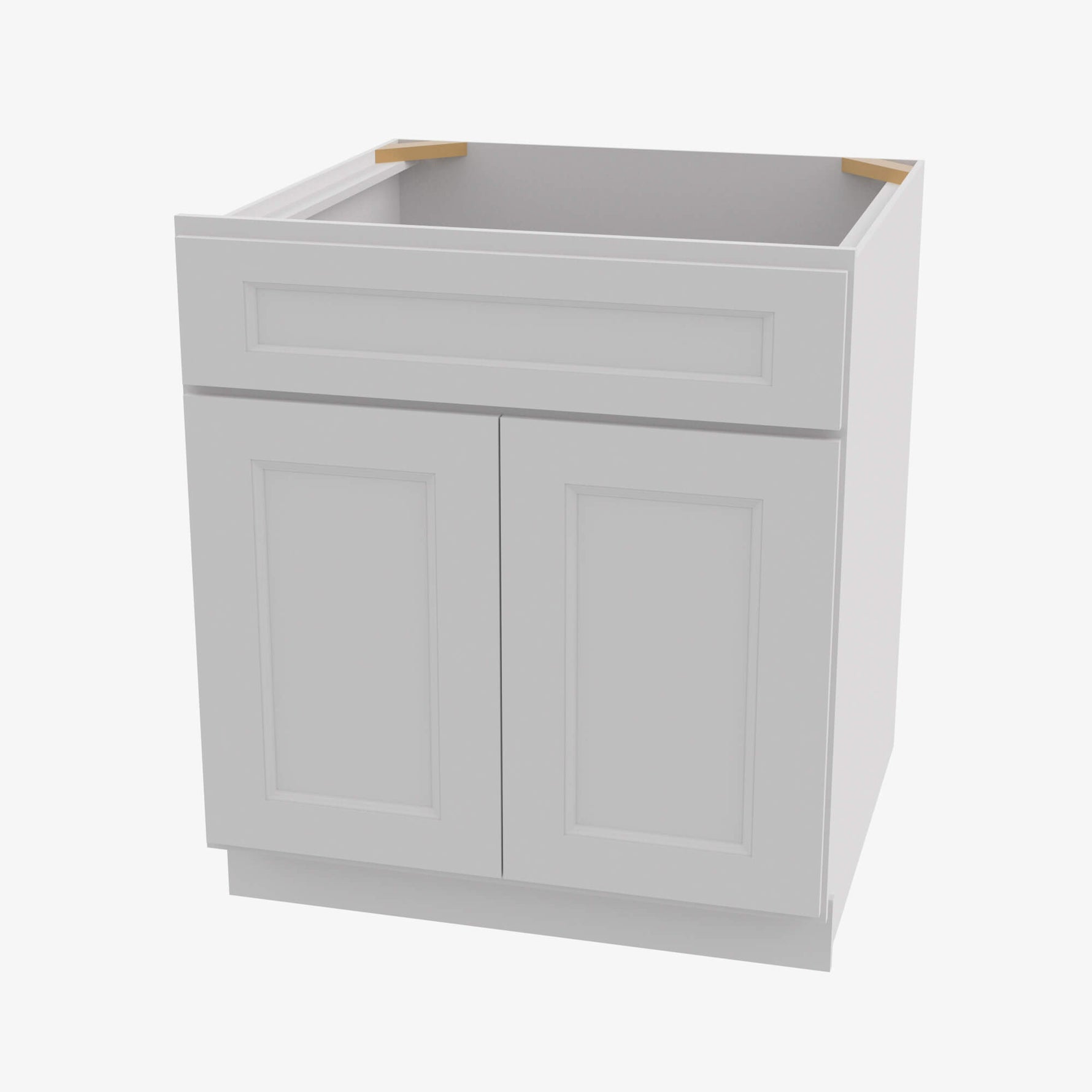 TW-S3021B-34-1/2 Double Door 30 Inch Sink Base Vanity with Drawers | Uptown White - image 2