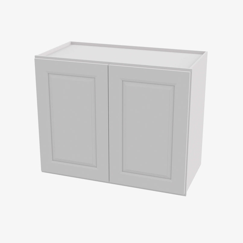 GW-W2736B Double Door 27 Inch Wall Cabinet | Gramercy White - image 2