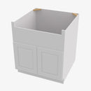 GW-FSB30B 30 Inch Farmhouse Sink Base Cabinet | Gramercy White - image 2