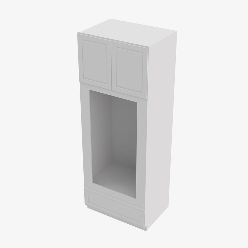 GW-OM3390B Double Door 33 Inch Tall Double Oven / Oven Microwave Cabinet | Gramercy White - image 2