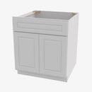 GW-S3621B-34-1/2 Double Door 36 Inch Sink Base Vanity with Drawers | Gramercy White - image 2