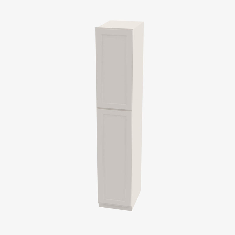 TQ-WP1884 Double Door 18 Inch Tall Wall Pantry Cabinet | Townplace Crema - image 2