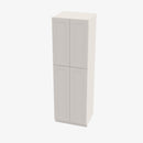 TQ-WP2496B Four Door 24 Inch Tall Wall Pantry Cabinet with Butt Doors | Townplace Crema - image 2