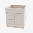 TQ-S3021DL-34-1/2 Single Door Cabinets 30 Inch Combo Vanity with Left Drawer | Townplace Crema - image 2