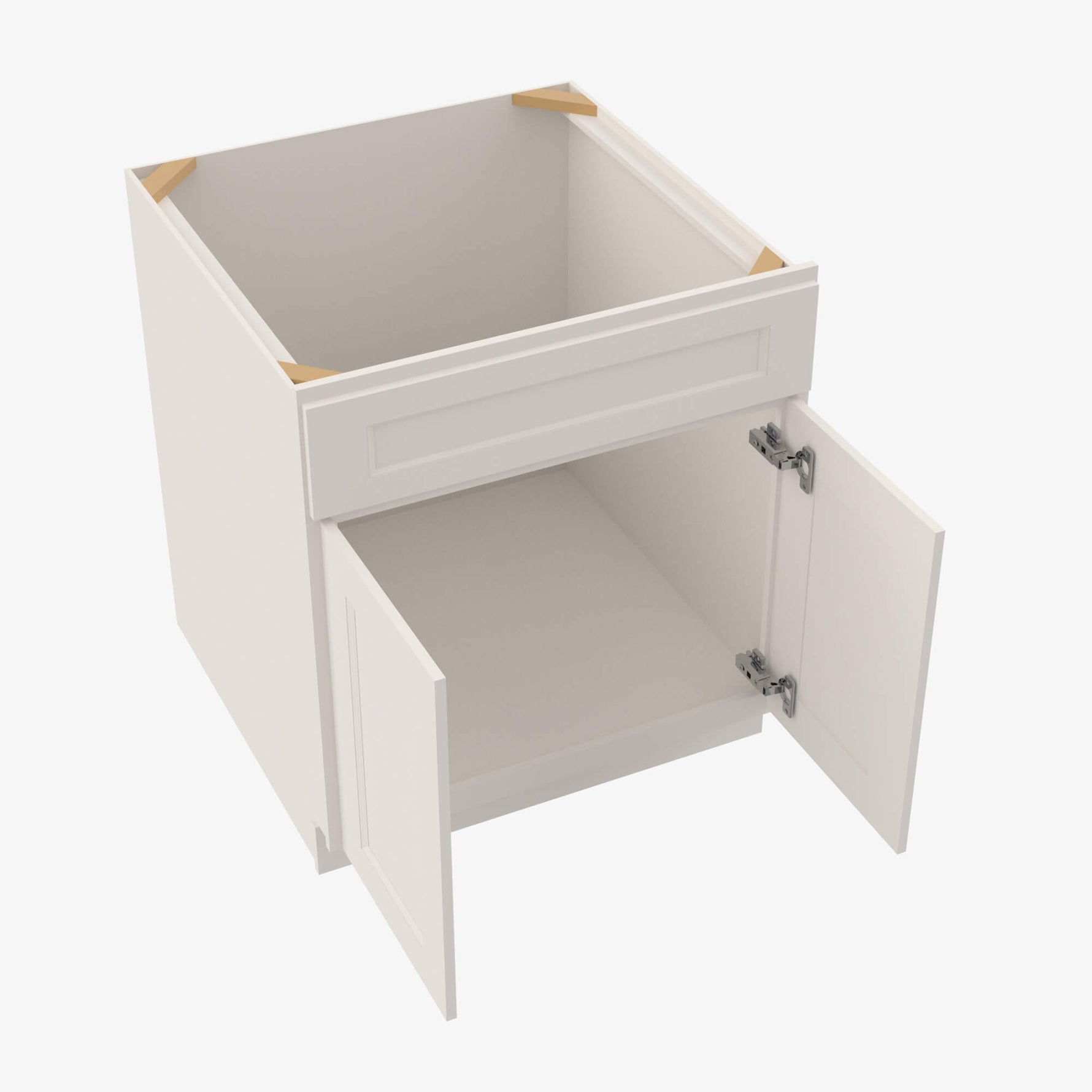 TQ-S3021B-34-1/2 Double Door 30 Inch Sink Base Vanity with Drawers | Townplace Crema - image 4