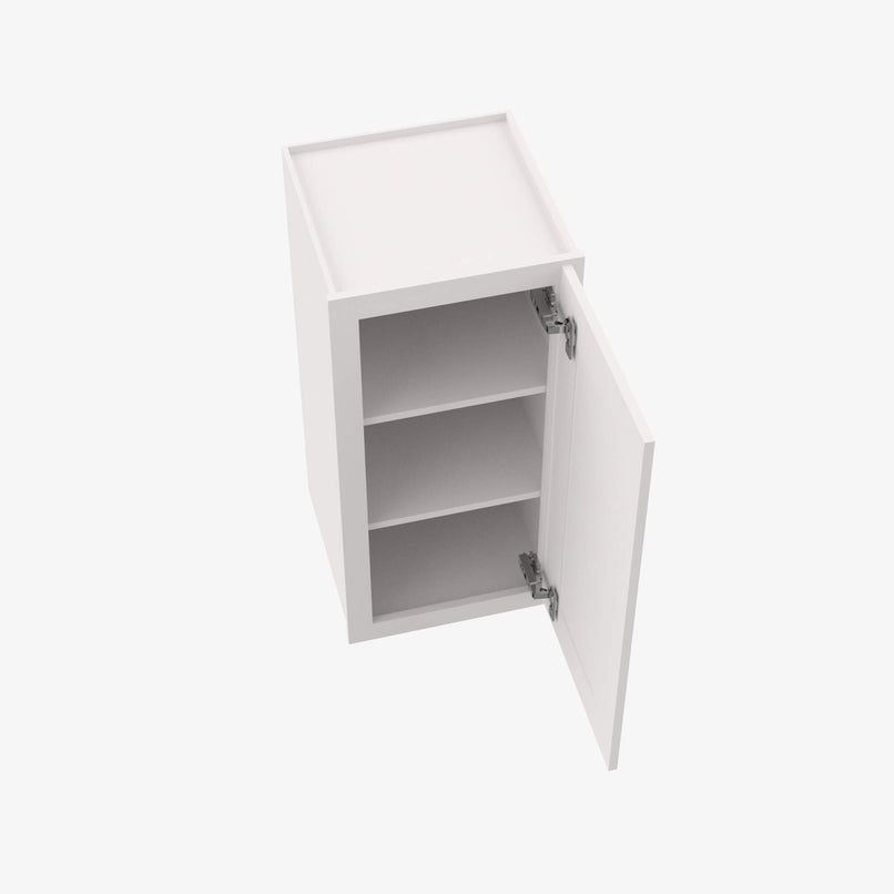AW-W1242 Single Door Cabinets 12 Inch Wall Cabinet | Ice White Shaker - image 3