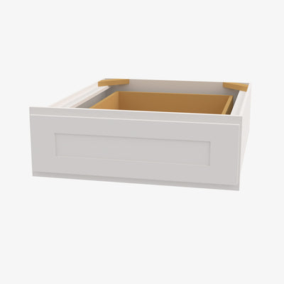 AW-SVDU3021-7 30 Inch Bathroom Cabinet Desk Drawer | Ice White Shaker - image 1
