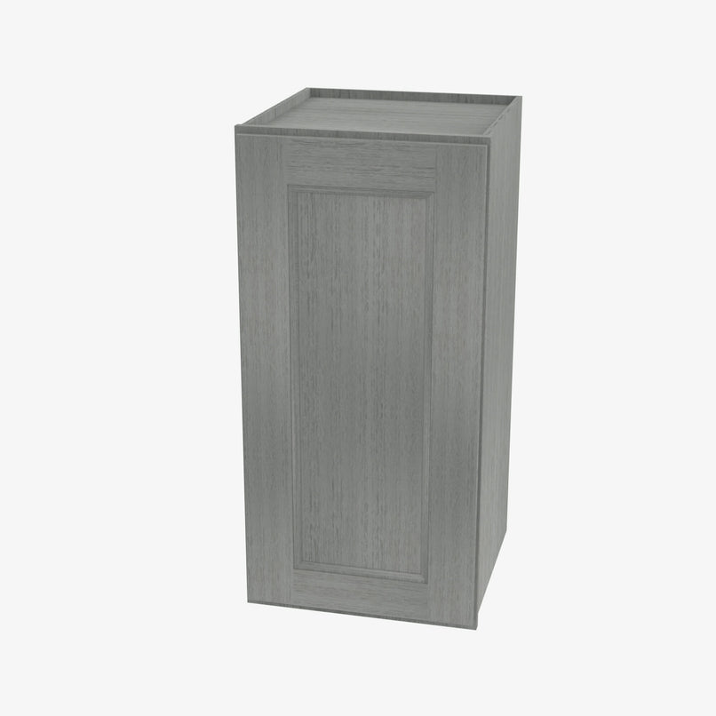 TG-W1542 Single Door Cabinets 15 Inch Wall Cabinet | Midtown Grey - image 1