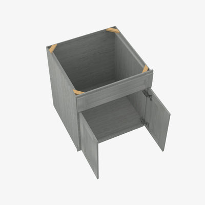 TG-SB24 Double Door 24 Inch Sink Base Cabinet | Midtown Grey - image 1