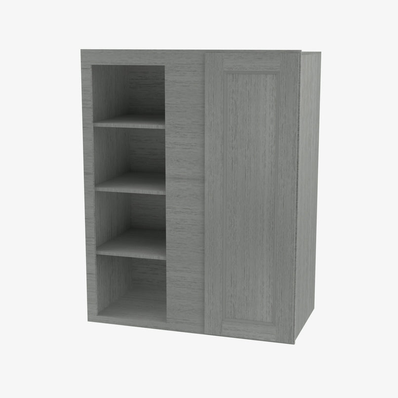 TG-WBLC30/33-3030 Single Door Cabinets 30 Inch Wall Blind Corner Cabinet | Midtown Grey - image 1