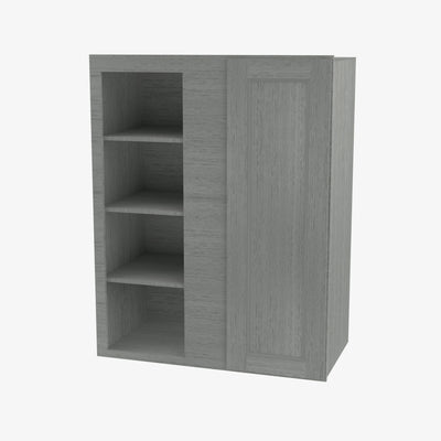TG-WBLC30/33-3030 Single Door Cabinets 30 Inch Wall Blind Corner Cabinet | Midtown Grey - image 1
