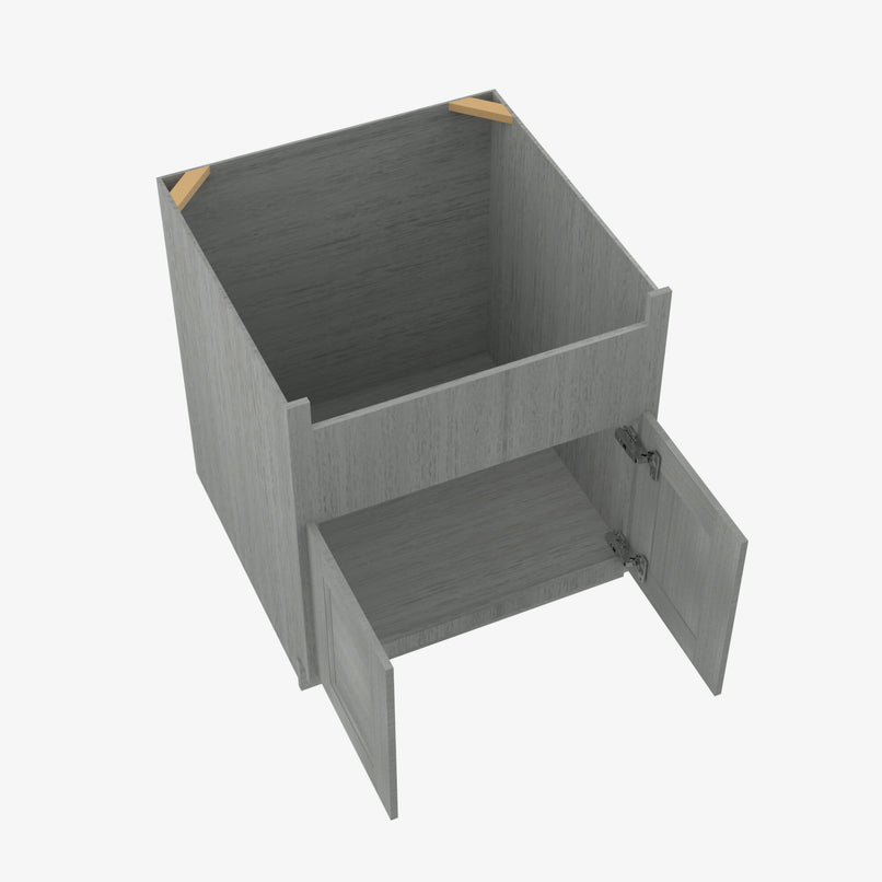 TG-FSB33B 33 Inch Farmhouse Sink Base Cabinet | Midtown Grey - image 1