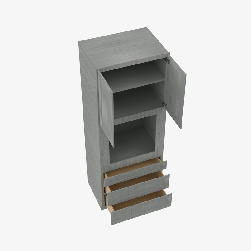 TG-OC3384B Double Door 33 Inch Tall Oven Cabinet | Midtown Grey - image 1