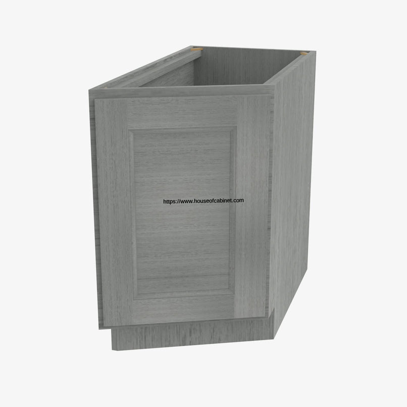 TG-BTC12R Single Door Cabinets 12 Inch Base Base Transitional Cabinet Right | Midtown Grey - image 1