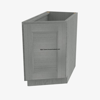 TG-BTC12L Single Door Cabinets 12 Inch Base Base Transitional Cabinet Left | Midtown Grey - image 1